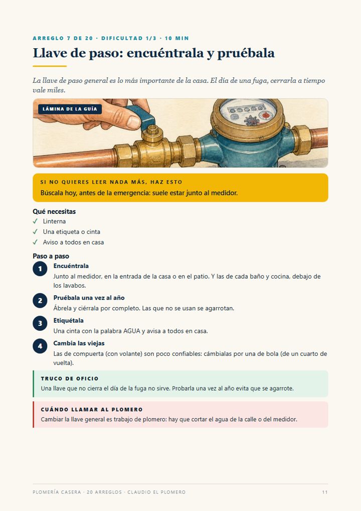 Llave de paso